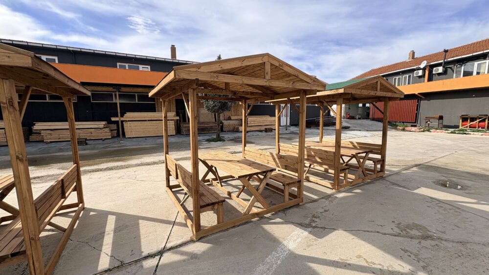 Alternative view of Ahşap Çardak - Çatılı - 200 CM