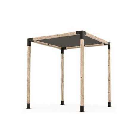 ARD103 Tek Bölümlü Metal Braketli Gölgelikli Ahşap Pergola - Görsel 3