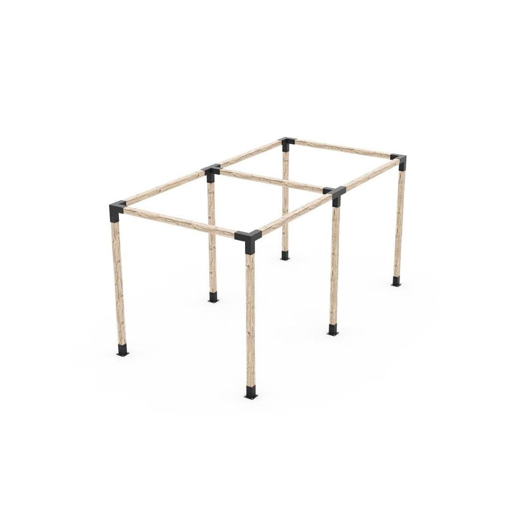 ARD105 Çift Bölümlü Ahşap Pergola - Görsel 6