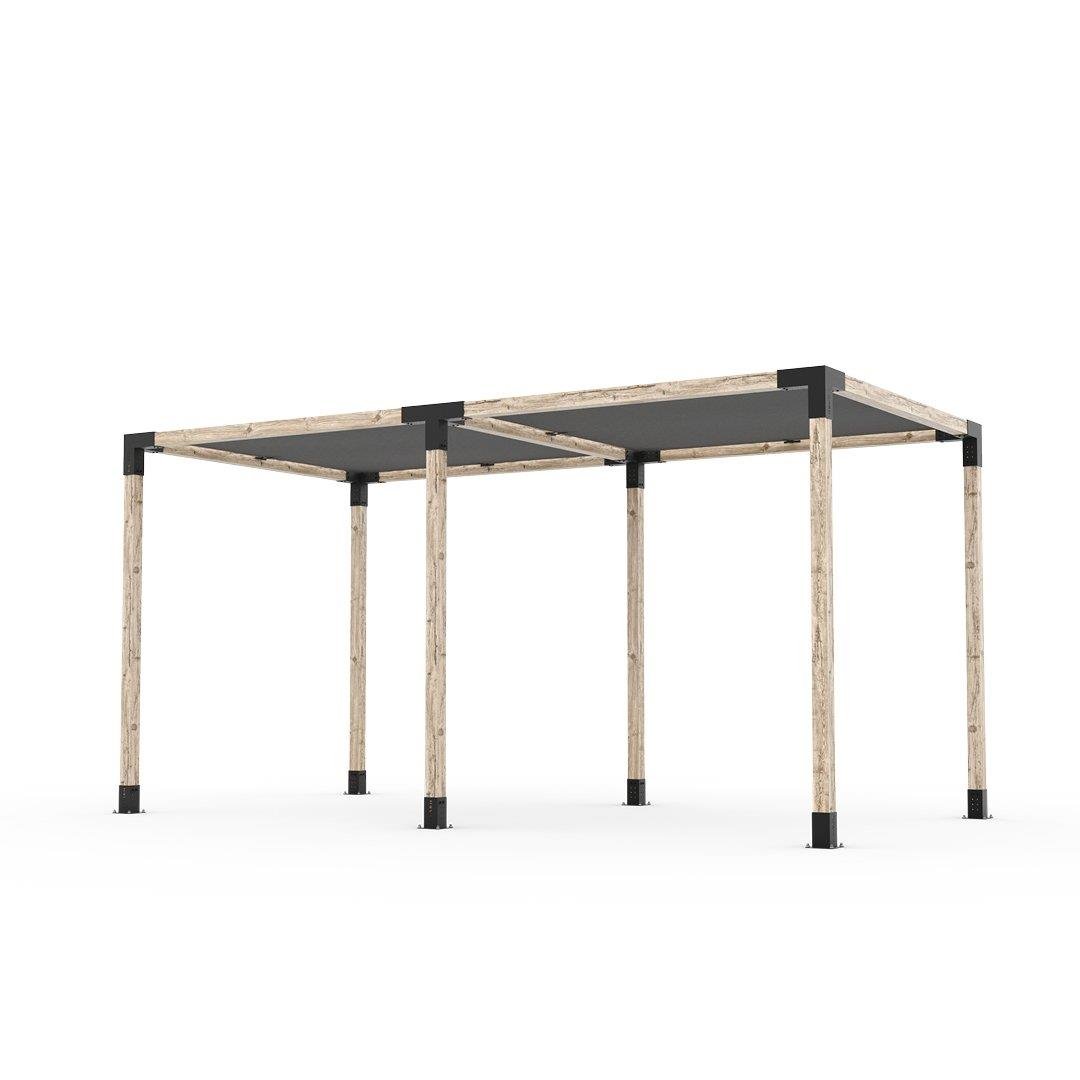 ARD107 Çift Bölümlü Gölgelikli Ahşap Pergola - Görsel 5