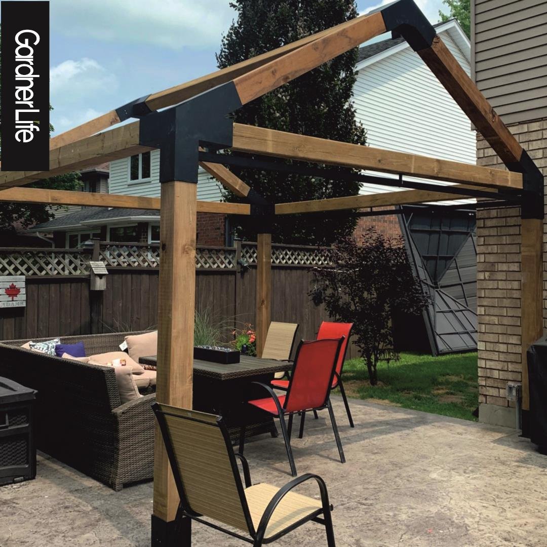 ARD110 Tek Bölümlü Çatılı Gölgeliksiz Küp Ahşap Pergola