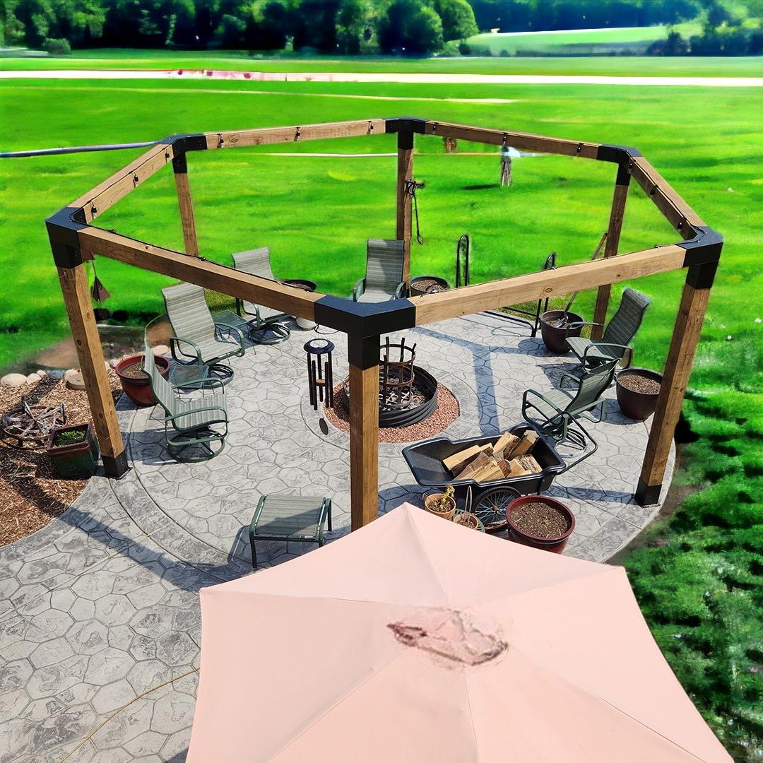 ARD112 Altıgen Pergole