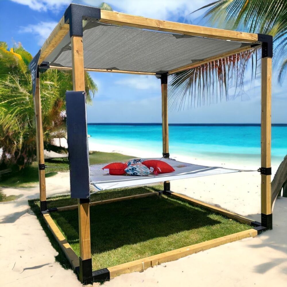 ARD113 Tek Gölgelikli - 2 Kişilik Hamak Seti