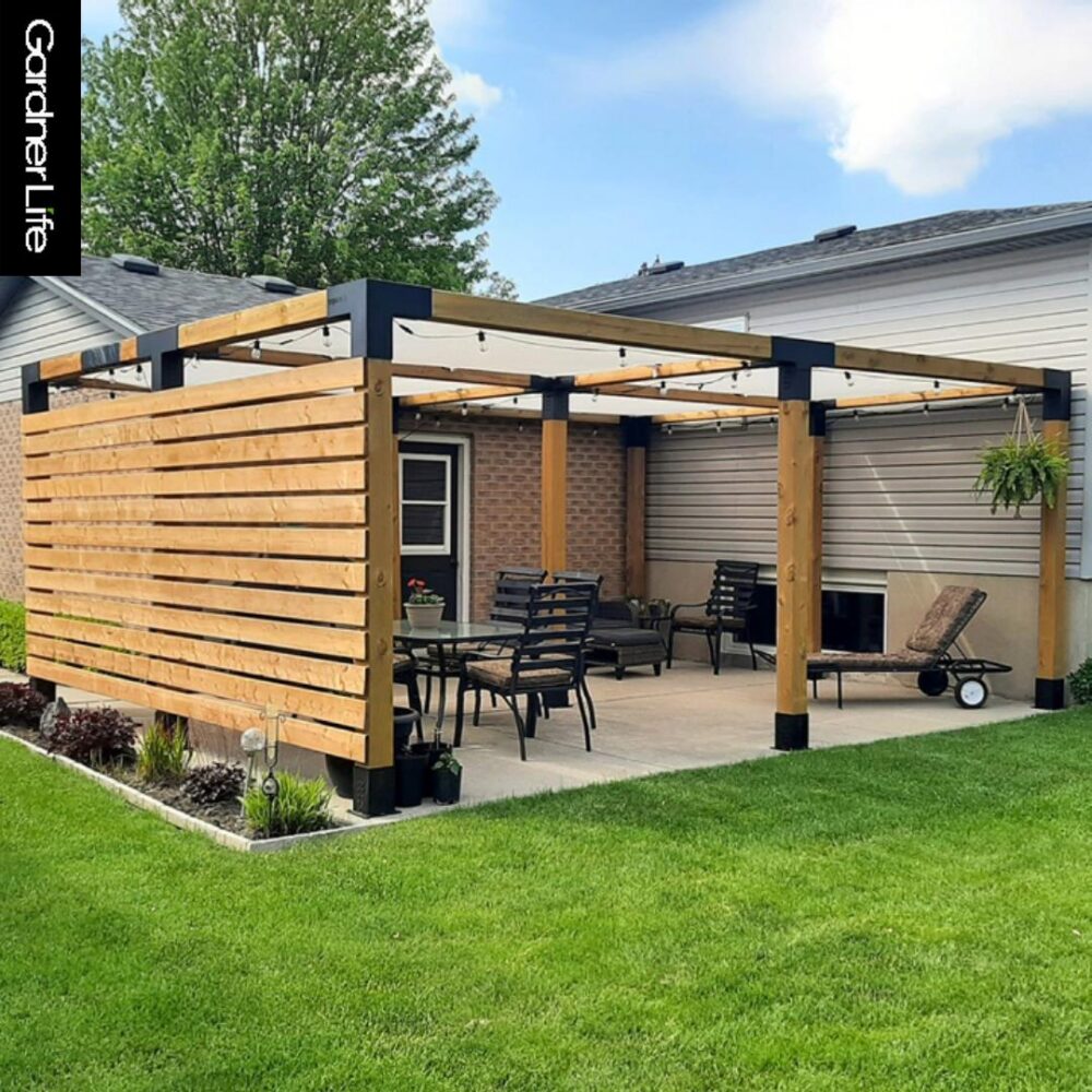 ARD118 Ahşap Dört Bölümlü Pergole