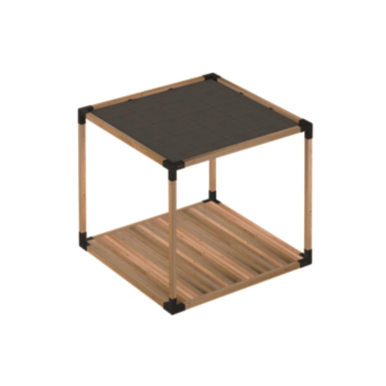 ARD148 Deck Tabanlı Gölgelikli Ahşap Pergola - Görsel 9
