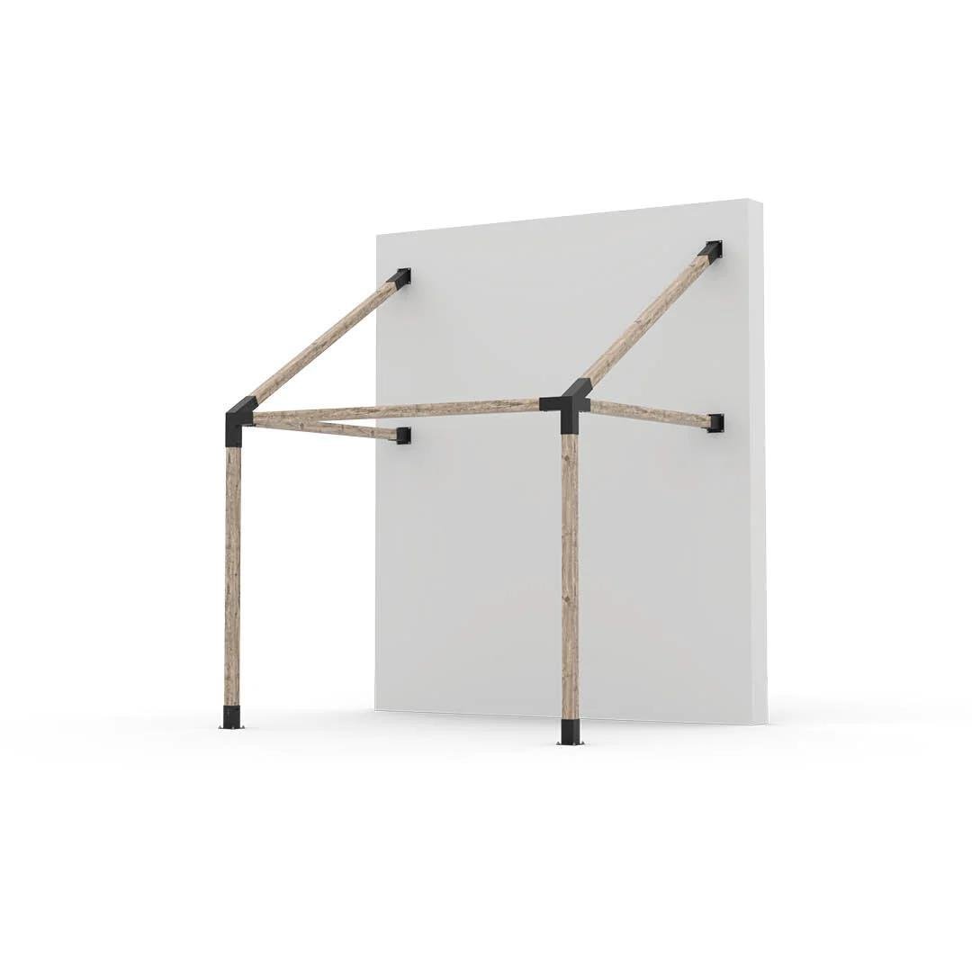 ARD462 Duvardan Çatılı Tek Bölümlü Ahşap Pergola