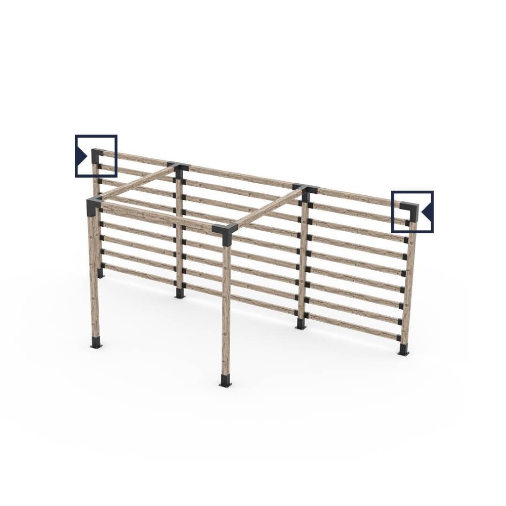 Alternative view of BRC06 9 x 9 Ahşap Kirişler İçin 2 Kollu L Köşe Braketi