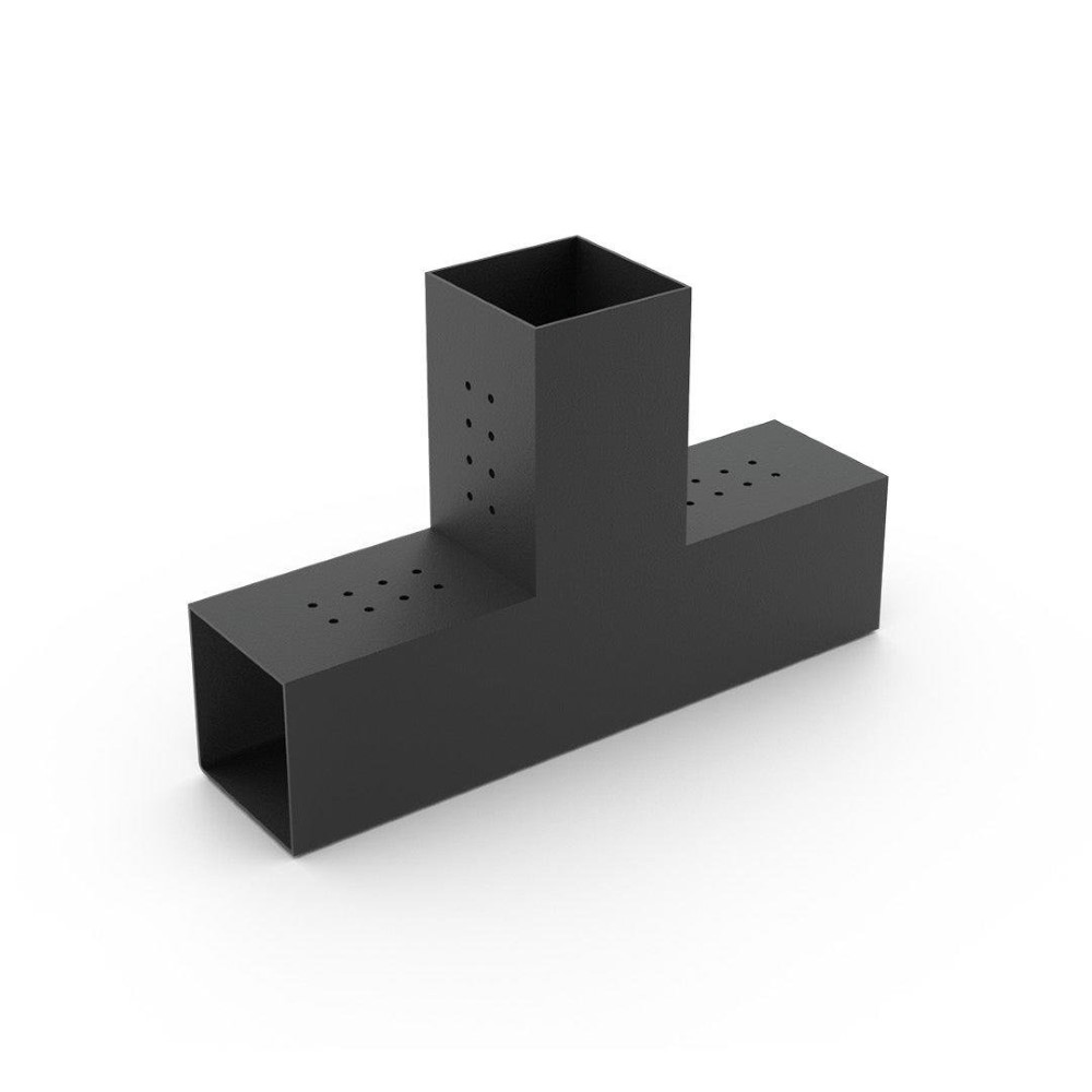 BRC07 9 x 9 Ahşap Kirişler İçin 3 Kollu T Pergola Kenar Orta Braketi