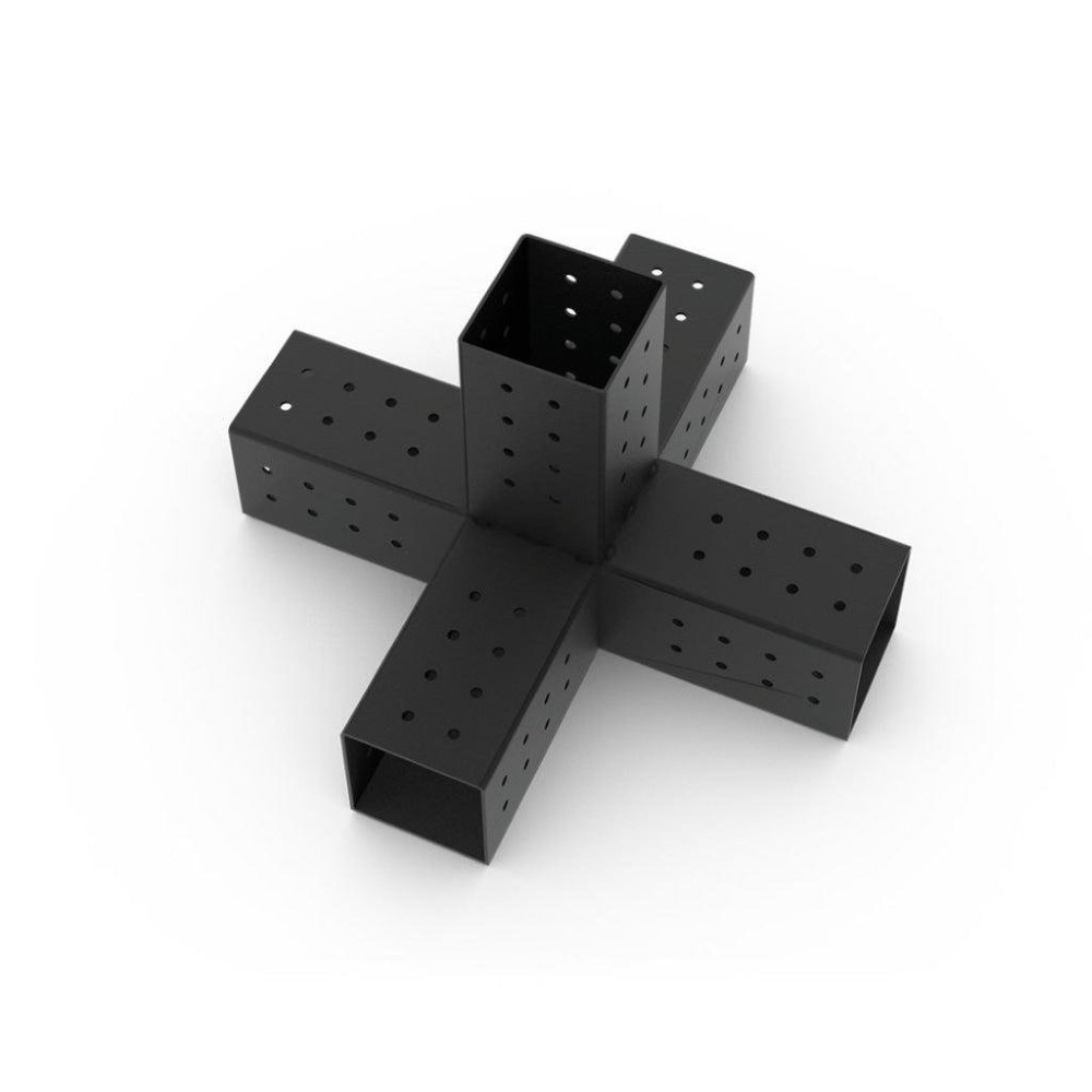 Alternative view of BRC08 9 x 9 Ahşap Kirişler İçin 5 Kollu Pergola Orta Braketi