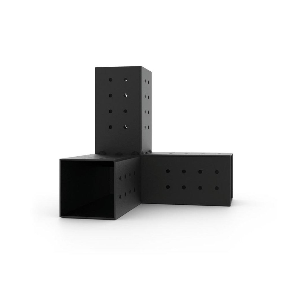 BRC15 9x9 Ahşap Kirişler için 3 Kollu Pergola Köşe Kiriş Braketi