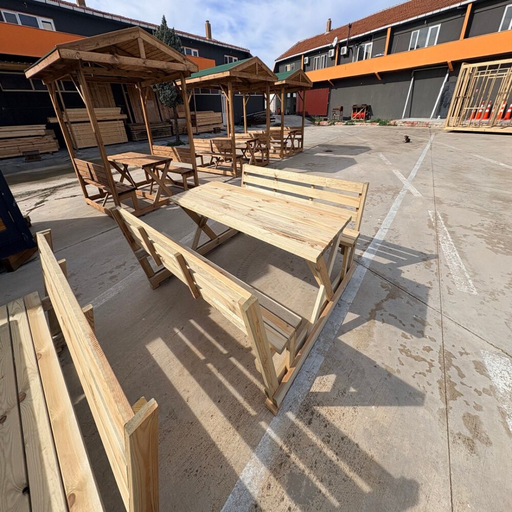 Alternative view of Piknik Masası - Sırt Dayamalı - 200 CM