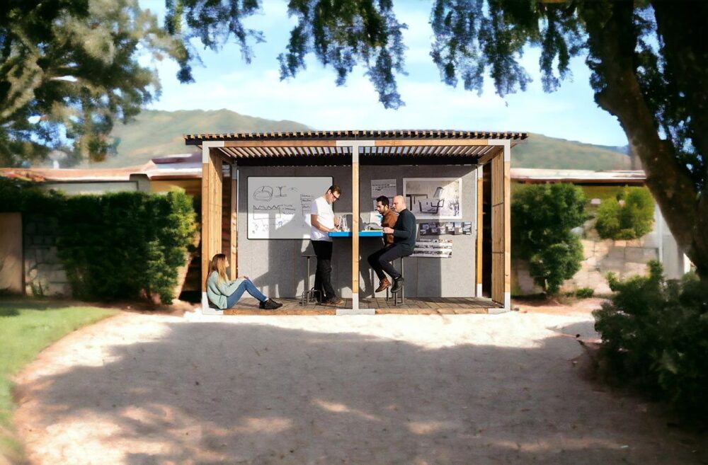 Alternative view of ARD450 Sabit Ahşap Tavanlı Pergole